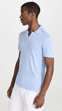 Officine Generale Simon Piece Dyed French Linen Polo 9 Officine Generale Simon Piece Dyed French Linen Polo -Reberio Fashion Store ogene3018711236 1675291641201 2 1. UX357 QL90