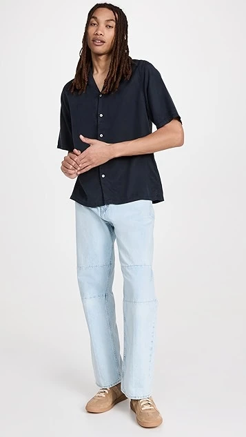 Officine Generale Eren Shirt Pgmt Dye Lyocell 4 Officine Generale Eren Shirt Pgmt Dye Lyocell - Image 4