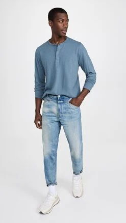 Onia Slub Scallop Long Sleeve Henley -Reberio Fashion Store oniaa3048794520 1665076447247 2 0. UX357 QL90