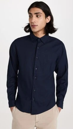 Onia Stretch Linen Shirt -Reberio Fashion Store oniaa3050913987 1676669103320 2 0. UX357 QL90