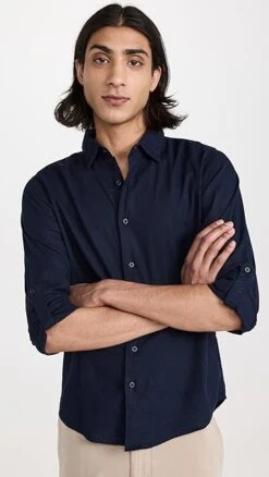 Onia Stretch Linen Shirt