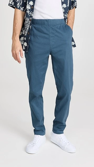 Onia Garment Dye Elasticated Chino Pants 1 Onia Garment Dye Elasticated Chino Pants