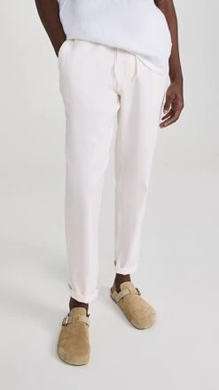 Onia Stretch Linen Pull-On Pants