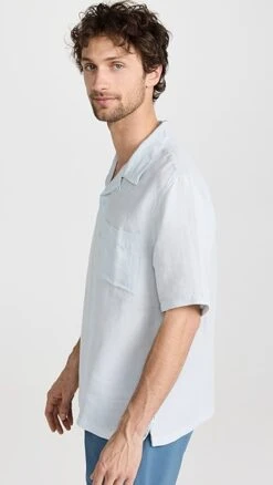 Onia Air Linen Convertible Camp Shirt 9 Onia Air Linen Convertible Camp Shirt -Reberio Fashion Store oniaa305591d49e 1674072703568 2 1. UX357 QL90