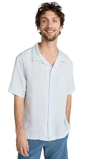 Onia Air Linen Convertible Camp Shirt 7 Onia Air Linen Convertible Camp Shirt - Image 7