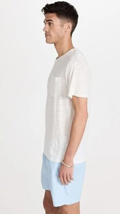 Onia Short Sleeve Linen Pocket T-Shirt -Reberio Fashion Store oniaa305691c925 1678985347603 2 0. UX357 QL90