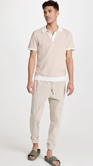 Onia Cotton Textured Knit Polo 4 Onia Cotton Textured Knit Polo - Image 4