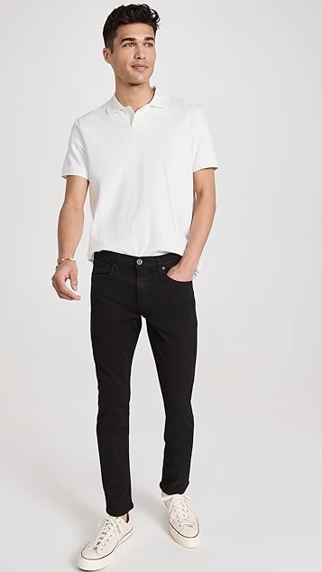 PAIGE Lennox Black Shadow Jeans 4 PAIGE Lennox Black Shadow Jeans - Image 4