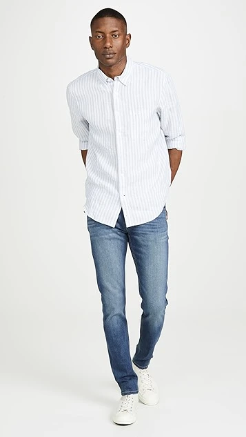 PAIGE Croft Skinny Jeans In Birch Wash 4 PAIGE Croft Skinny Jeans In Birch Wash - Image 4