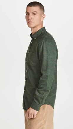 Portuguese Flannel Teca Brushed Flannel Button Down Shirt -Reberio Fashion Store pflan3017111708 1632236125538 2 0. UX357 QL90