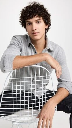 Portuguese Flannel Off Rail Button Down Shirt -Reberio Fashion Store pflan3021111745 1666886031346 2 0. UX357 QL90