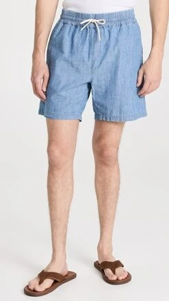 Portuguese Flannel Chambray Shorts -Reberio Fashion Store pflan30236102c9 1683494481435 2 0. UX357 QL90