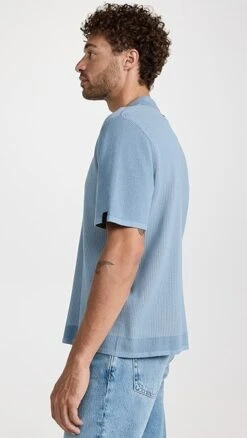 Rag & Bone Harvey Knit Camp Shirt -Reberio Fashion Store ragbo4642211629 1668443919110 2 0. UX357 QL90