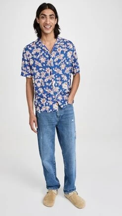 Rag & Bone Printed Avery Shirt -Reberio Fashion Store ragbo4643698255 1668784540044 2 0. UX357 QL90