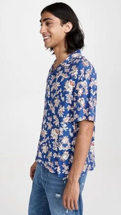 Rag & Bone Printed Avery Shirt -Reberio Fashion Store ragbo4643698255 1668787877564 2 0. UX357 QL90
