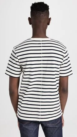 Rag & Bone Breton Stripe Classic Tee -Reberio Fashion Store ragbo4645821459 1674670110890 2 0. UX357 QL90