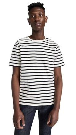 Rag & Bone Breton Stripe Classic Tee -Reberio Fashion Store ragbo4645821459 1674670111149 2 0. UX357 QL90
