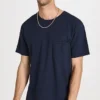 Rag & Bone Linen Blend Miles Tee