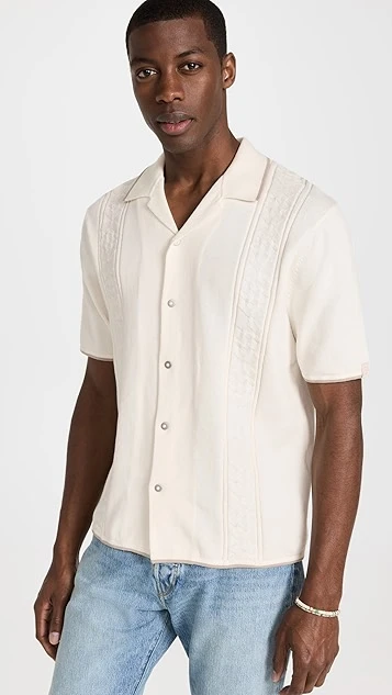 Rag & Bone Archer Geometric Button Down 1 Rag & Bone Archer Geometric Button Down