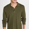 Rag & Bone Harvey Long Sleeve Polo
