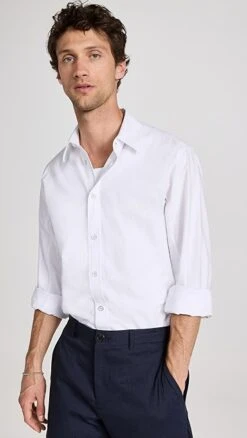 Rag & Bone Fit 2 Engineered Oxford Shirt