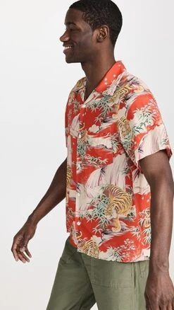 RE/DONE Tiger Surf Rider Shirt -Reberio Fashion Store redon307501323e 1676049992478 2 0. UX357 QL90