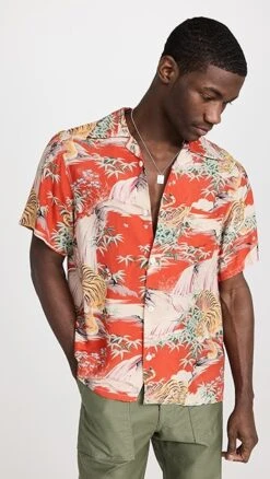 RE/DONE Tiger Surf Rider Shirt