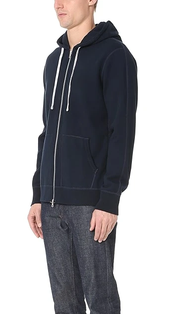 Reigning Champ Mid Weight Terry Full Zip Hoodie 3 Reigning Champ Mid Weight Terry Full Zip Hoodie - Image 3