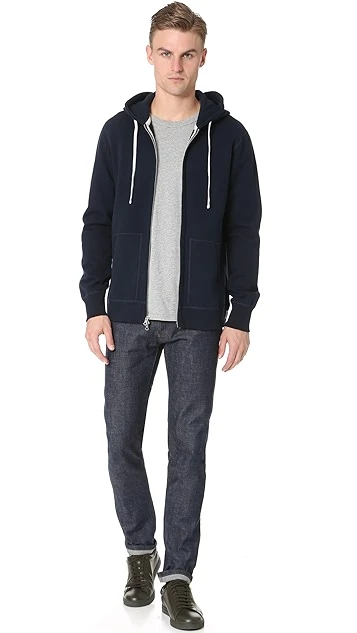 Reigning Champ Mid Weight Terry Full Zip Hoodie 4 Reigning Champ Mid Weight Terry Full Zip Hoodie - Image 4