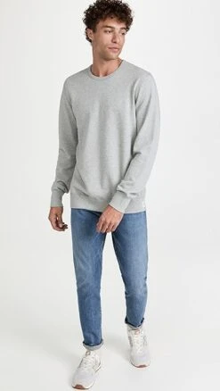 Reigning Champ Lightweight Terry Crewneck -Reberio Fashion Store reign3051010495 1638973580084 2 0. UX357 QL90