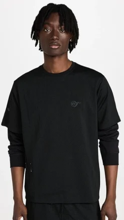 Reigning Champ X Jide Osifeso 2-Layer Mockneck Mesh Tee -Reberio Fashion Store reign306001cd2d 1666103294640 2 0. UX357 QL90