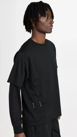 Reigning Champ X Jide Osifeso 2-Layer Mockneck Mesh Tee -Reberio Fashion Store reign306001cd2d 1666103294648 2 0. UX357 QL90