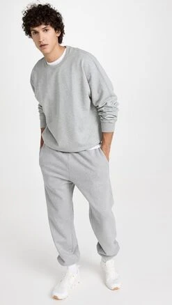 Reigning Champ Midweight Terry Relaxed Crewneck -Reberio Fashion Store reign3061955329 1667593378806 2 0. UX357 QL90