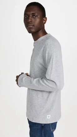 Reigning Champ Slub Long Sleeve Henley Tee 9 Reigning Champ Slub Long Sleeve Henley Tee -Reberio Fashion Store reign3062810495 1671138062612 2 0. UX357 QL90