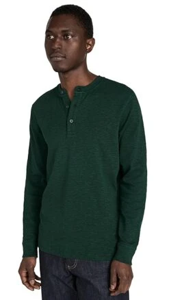 Reigning Champ Slub Long Sleeve Henley -Reberio Fashion Store reign3063056909 1671128441766 2 0. UX357 QL90