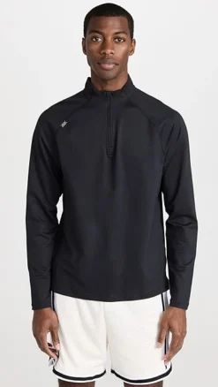 Rhone Session 1/4 Zip Black -Reberio Fashion Store rhone301961cd2d 1675382049391 2 0. UX357 QL90