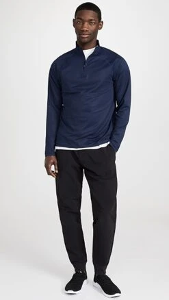 Rhone Session 1/4 Zip Sweatshirt -Reberio Fashion Store rhone301971d6a1 1676037227795 2 0. UX357 QL90