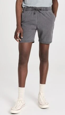Save Khaki Overdyed Seersucker Easy Shorts