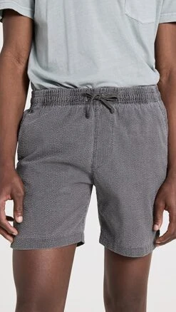 Save Khaki Overdyed Seersucker Easy Shorts -Reberio Fashion Store savek302931071b 1684181407494 2 0. UX357 QL90