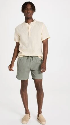 Save Khaki Twill Easy Shorts -Reberio Fashion Store savek3029512982 1681924588752 2 0. UX357 QL90