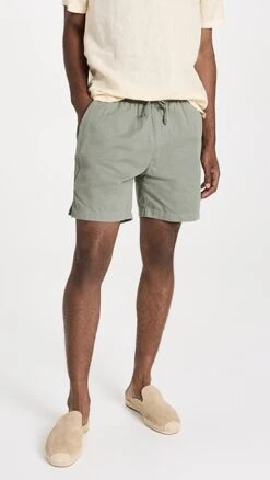 Save Khaki Twill Easy Shorts