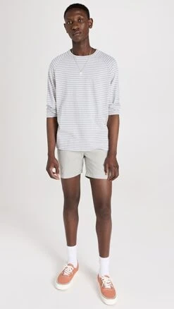 Save Khaki Twill Standard Shorts (6" Inseam) -Reberio Fashion Store savek302981a039 1684187647361 2 0. UX357 QL90