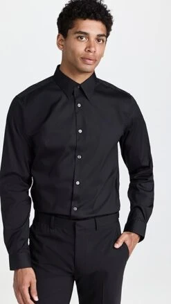 Theory Sylvain Good Cotton Shirt