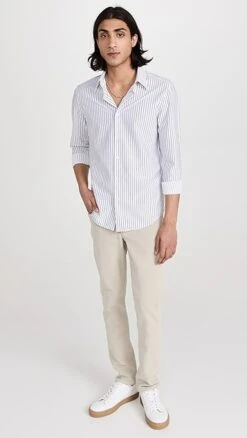 Theory Sylvain Blaine Button Down Shirt -Reberio Fashion Store theor444001f3e1 1676908305010 2 0. UX357 QL90