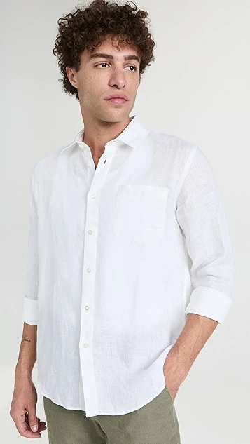 Vilebrequin Caroubis Linen Shirt 2 Vilebrequin Caroubis Linen Shirt - Image 2