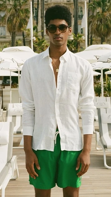 Vilebrequin Caroubis Linen Shirt 1 Vilebrequin Caroubis Linen Shirt