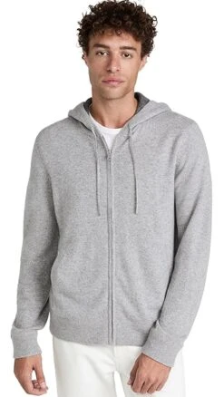 Vince Full Zip Cashmere Hoodie -Reberio Fashion Store vince5110310495 1638469514015 2 0. UX357 QL90
