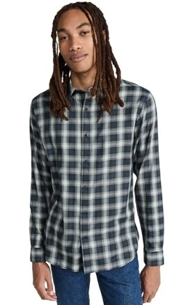 Vince Glenoak Plaid Shirt -Reberio Fashion Store vince518181ea34 1667429622036 2 0. UX357 QL90