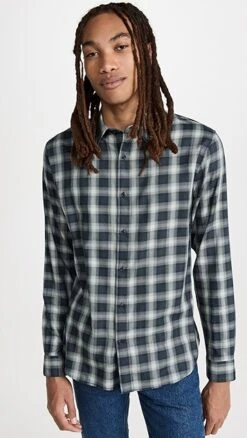Vince Glenoak Plaid Shirt -Reberio Fashion Store vince518181ea34 1667429622141 2 0. UX357 QL90