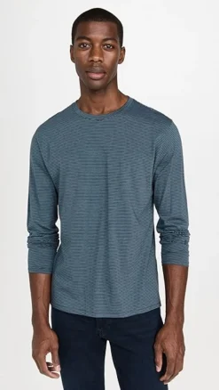 Vince Mini Stripe Crew Tee